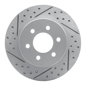 Dodge Dakota Brake Rotor (1) - Front Left - DFC - Geoperformance Drilled & Slotted - `97-`02