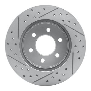 Dodge Dakota Brake Rotor (1) - Front Right - DFC - Drilled & Slotted Geoperformance - `97-`02