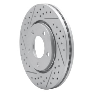 Chrysler Town & Country Brake Rotor (1) - Front Left - DFC - Drilled & Slotted Geoperformance - `01-`07