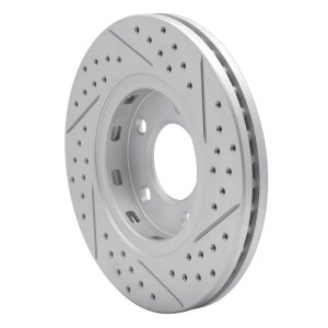 Chrysler Town & Country Brake Rotor (1) - Front Left - DFC - Drilled & Slotted Geoperformance - `01-`07