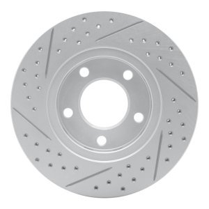 Chrysler Voyager Brake Rotors (1) - Front Right - DFC - Drilled & Slotted Geoperformance - `01-`07 Chrysler Voyager Brake Rotors (1) - Front Right - DFC - Drilled & Slotted Geoperformance - `01-`07