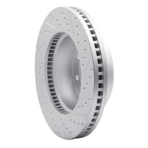 Dodge Ram 2500 Brake Rotor (1) - Rear Left - DFC - Drilled & Slotted Geoperformance - `00-`02