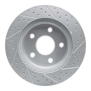 Chrysler Aspen Brake Rotor (1) - Front Left - DFC - Geoperformance Drilled & Slotted - `02-`24