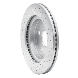 Chrysler Aspen Brake Rotor (1) - Front Left - DFC - Geoperformance Drilled & Slotted - `02-`24