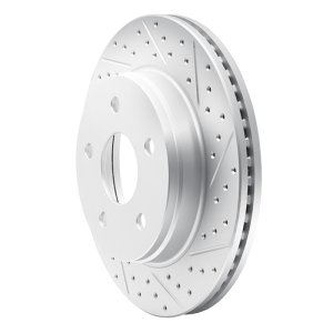 Chrysler Aspen Brake Rotor (1) - Front Right - DFC - Geoperformance Rotor - Drilled & Slotted - `02-`24