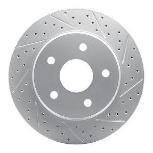 Chrysler Aspen Brake Rotor (1) - Front Right - DFC - Geoperformance Rotor - Drilled & Slotted - `02-`24