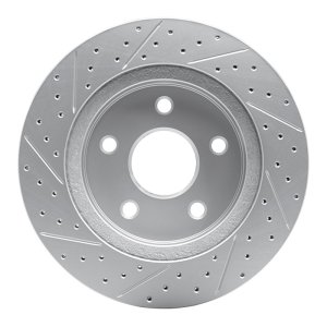 Chrysler Aspen Brake Rotor (1) - Front Right - DFC - Geoperformance Rotor - Drilled & Slotted - `02-`24