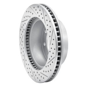 Dodge Ram 1500 Brake Rotor (1) - Front Left - DFC - Drilled & Slotted Geoperformance - `03-`08