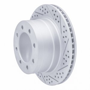 Dodge Ram 1500 Brake Rotor (1) - Rear Right - DFC - Drilled & Slotted Geoperformance - `03-`08