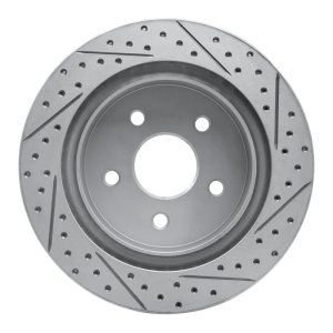 Dodge Ram 1500 Brake Rotor (1) - Rear Left - DFC - Drilled & Slotted Geoperformance - `04-`06
