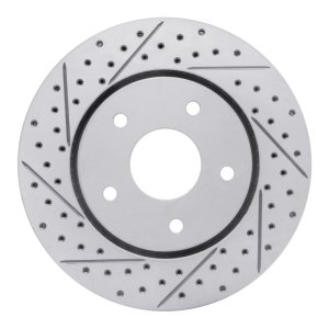 Chrysler Town & Country Brake Rotor (1) - Front Left - DFC - Geoperformance, Drilled & Slotted - `08-`16