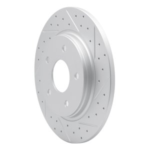 Chrysler Town & Country Brake Rotor (1) - Rear Right - DFC - Drilled & Slotted Geoperformance - `08-`16