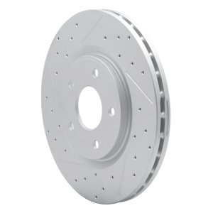 Chrysler Pacifica Brake Rotor (1) - Front Right - DFC - Drilled & Slotted Geoperformance - `12-`25