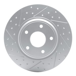 Chrysler Town & Country Brake Rotor (1) - Rear Left - DFC - Geoperformance Drilled & Slotted - `12-`20