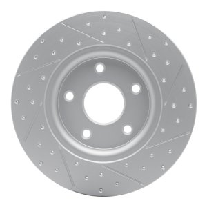 Chrysler Town & Country Brake Rotor (1) - Rear Left - DFC - Geoperformance Drilled & Slotted - `12-`20 Chrysler Town & Country Brake Rotor (1) - Rear Left - DFC - Geoperformance Drilled & Slotted - `12-`20