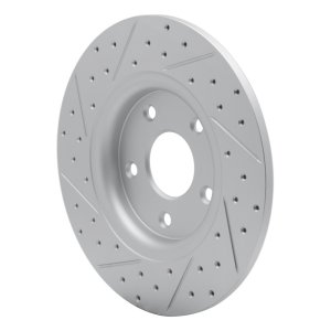 Chrysler Town & Country Brake Rotor (1) - Rear Right - DFC - Drilled & Slotted Geoperformance - `12-`20