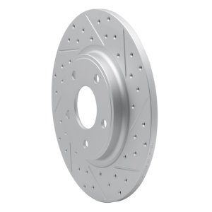 Chrysler Town & Country Brake Rotor (1) - Rear Right - DFC - Drilled & Slotted Geoperformance - `12-`20