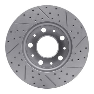 Ram Promaster Brake Rotor (1) - Front Left - DFC - Drilled & Slotted Geoperformance - `14-`26