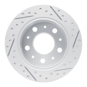 Ram Promaster 3500 Brake Rotor (1) - Rear Left - DFC - Drilled & Slotted Geoperformance - `14-`21