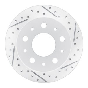 Ram Promaster 3500 Brake Rotor (1) - Rear Right - DFC - Drilled & Slotted Geoperformance - `14-`21
