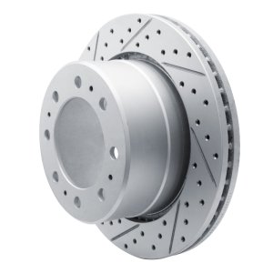 Dodge Ram 4000 Brake Rotor (1) - Rear Left - DFC - Geoperformance + Drilled & Slotted - `09-`25