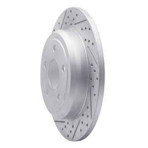 Dodge Durango Brake Rotor (1) - Rear Left - DFC - Drilled & Slotted Geoperformance - `11-`22