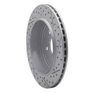 Dodge Durango Brake Rotor (1) - Rear Left - DFC - Drilled & Slotted Geoperformance - `11-`25