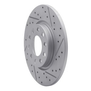 Chrysler 200 Brake Rotor (1) - Rear Right - DFC - Drilled & Slotted Geoperformance - `14-`22