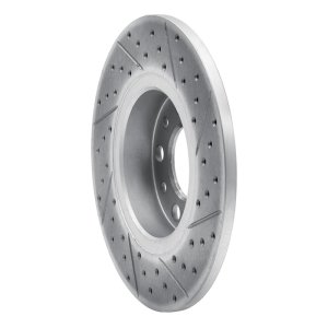 Alfa Romeo Tonale Brake Rotor (1) - Rear Left - DFC - Geoperformance Drilled & Slotted - `15-`26