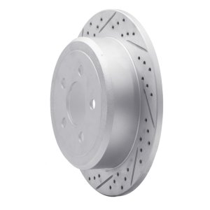 Dodge Nitro Brake Rotor (1) - Rear Left - DFC - Drilled & Slotted Geoperformance - `07-`12