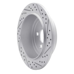 Dodge Nitro Brake Rotor (1) - Rear Left - DFC - Drilled & Slotted Geoperformance - `07-`12