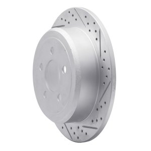 Dodge Nitro Brake Rotor (1) - Rear Right - DFC - Geoperformance Rotor - Drilled and Slotted - `07-`12