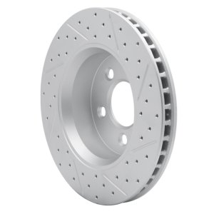 Dodge Nitro Brake Rotor (1) - Front Left - DFC - Geoperformance Drilled & Slotted - `07-`12
