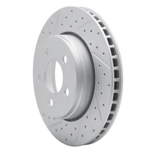 Dodge Nitro Brake Rotor (1) - Front Left - DFC - Geoperformance Drilled & Slotted - `07-`12
