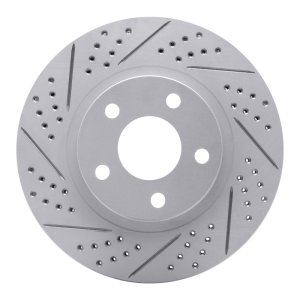 Buick Riviera Brake Rotor (1) - Front Left - DFC - Geoperformance Rotor - Drilled & Slotted - `97-`05