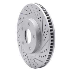 Buick Park Avenue Brake Rotor (1) - Front Right - DFC - Geoperformance Drilled & Slotted - `97-`05