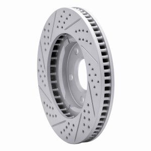 Buick Park Avenue Brake Rotor (1) - Front Right - DFC - Geoperformance Drilled & Slotted - `97-`05