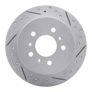 Buick Allure Brake Rotor (1) - Rear Right - DFC - Drilled & Slotted Geoperformance - `06-`10