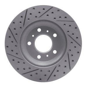 Buick Lucerne Brake Rotor (1) - Front Right - DFC - Drilled & Slotted Geoperformance Rotor - `06-`16