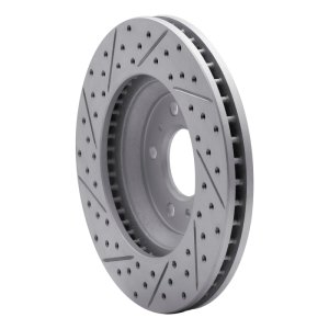 Buick Lucerne Brake Rotor (1) - Front Right - DFC - Drilled & Slotted Geoperformance Rotor - `06-`16