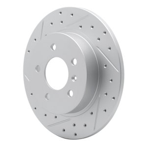 Buick Lucerne Brake Rotor (1) - Rear Left - DFC - Geoperformance Rotors - Drilled & Slotted - `06-`11 Buick Lucerne Brake Rotor (1) - Rear Left - DFC - Geoperformance Rotors - Drilled & Slotted - `06-`11