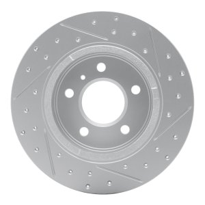 Buick Lucerne Brake Rotor (1) - Rear Left - DFC - Geoperformance Rotors - Drilled & Slotted - `06-`11 Buick Lucerne Brake Rotor (1) - Rear Left - DFC - Geoperformance Rotors - Drilled & Slotted - `06-`11
