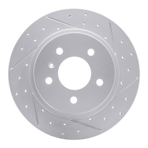 Buick Lucerne Brake Rotor (1) - Rear Right - DFC - Drilled & Slotted Geoperformance - `06-`11