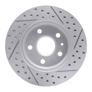 Buick Regal Brake Rotor (1) - Front Left - DFC - Drilled & Slotted Geoperformance - `11-`16