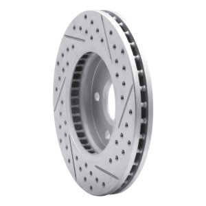 Buick Regal Brake Rotor (1) - Front Left - DFC - Drilled & Slotted Geoperformance - `11-`16