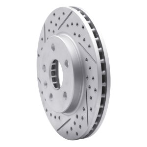 Buick Regal Brake Rotor (1) - Front Left - DFC - Drilled & Slotted Geoperformance - `11-`16