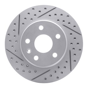 Buick Regal Brake Rotor (1) - Front Left - DFC - Drilled & Slotted Geoperformance - `11-`16