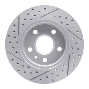 Buick Regal Brake Rotor (1) - Front Right - DFC - Drilled & Slotted Geoperformance - `11-`16