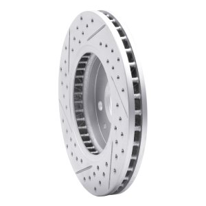 Buick Regal Brake Rotor (1) - Front Right - DFC - Drilled & Slotted Geoperformance - `11-`16