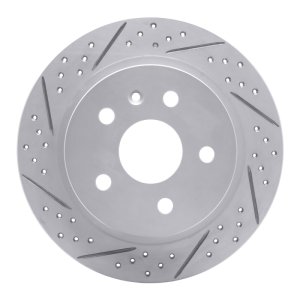 Buick Lacrosse Brake Rotor (1) - Rear Left - DFC - Drilled & Slotted Geoperformance - `11-`16